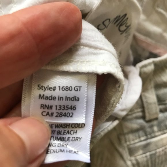 Mitchell Pants by Ecru Sz 8 Tropical Leaf Motif - Picture 9 of 14